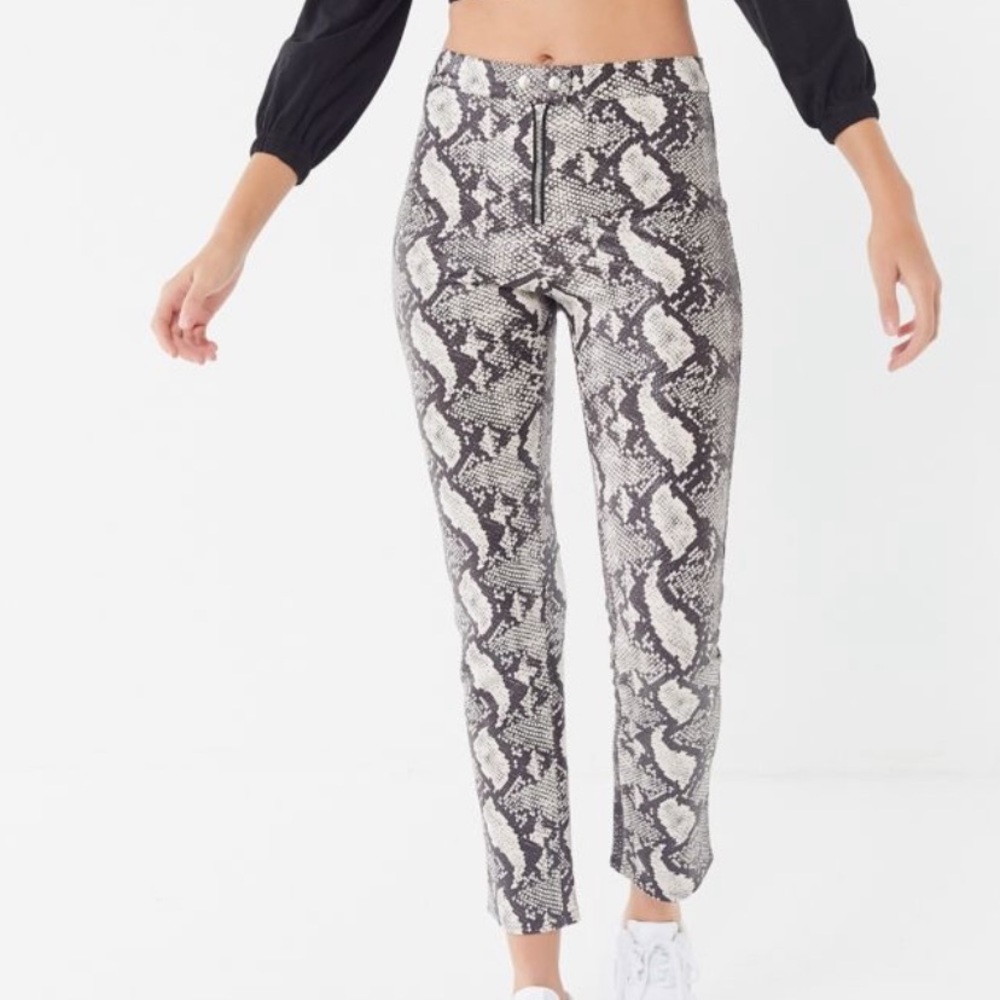 Urban outfitters snake print pants